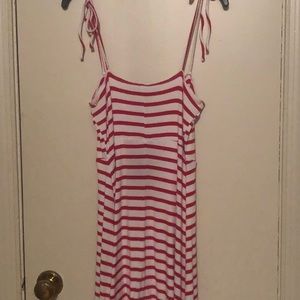 Red and White Striped Forever 21 Mini Dress